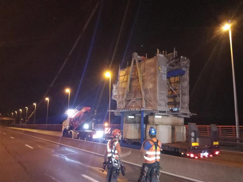 Intervention de cordistes MS Access pour sur le pont... d’aquitaine chez FREYSSINET à Bordeaux (bâtiment) – 2